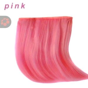 Vibrant Pink Bang Hair Extension